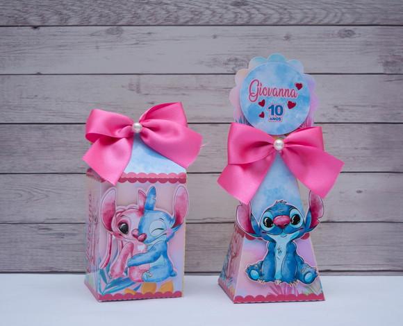 Personalizados Stitch e Angel (30 Peças)