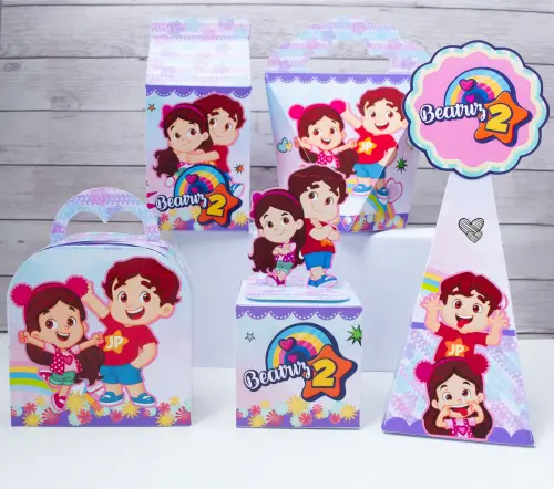 Personalizados MARIA CLARA E JP (25 peças) Kit Caixas