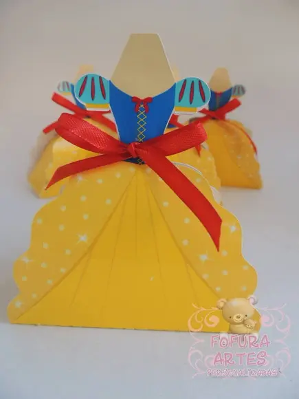 14 Caixinhas Vestido Princesas