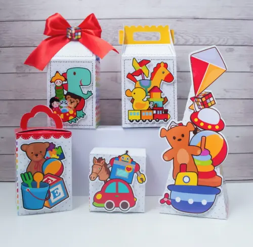 Kit 20 Caixas Brinquedos Personalizadas