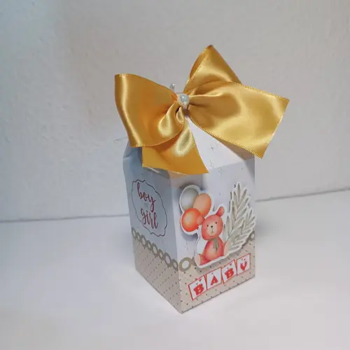 Kit Festa 15 Personalizados Chá Revelação / Chá de Bebê Urso