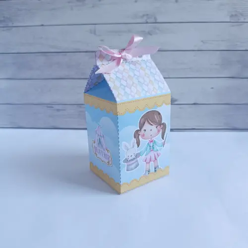 Kit Festa Personalizados - 20 Peças - Circo Rosa Aquarela