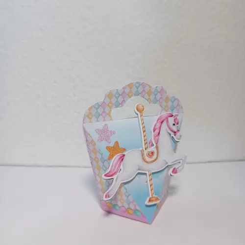 Kit Festa Personalizados 15 Peças Circo Rosa Aquarela