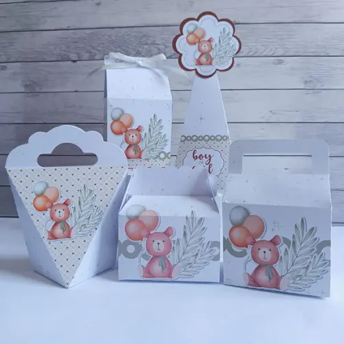 Kit Festa Personalizados 20 Peças Chá Revelação /chá de Bebê