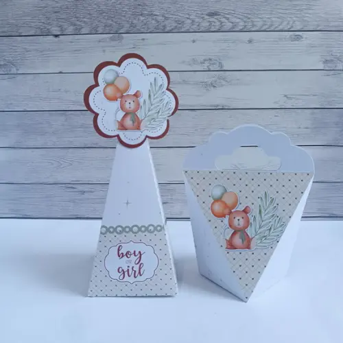 Kit Festa Personalizados 20 Peças Chá Revelação /chá de Beb?