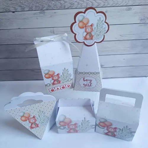 Kit Festa Personalizados 20 Peças Chá Revelação /chá de Beb?