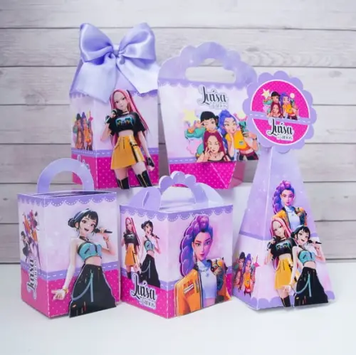 Personalizados Guerreiras do K-pop Rosa (30 Peças)
