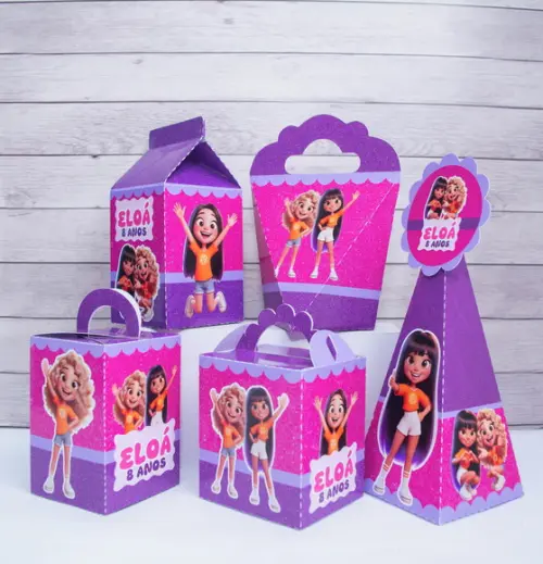 Personalizados Kysha e Mine Cute (50 Peças)