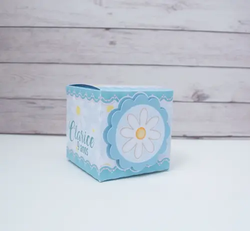 Personalizados Margaridas Azul (20 Peças)