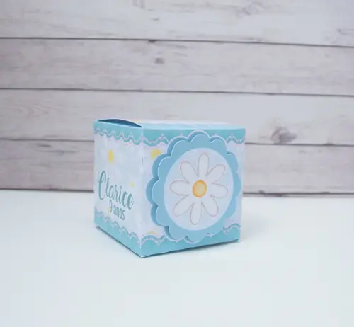 Personalizados Margaridas Azul (15 Peças)