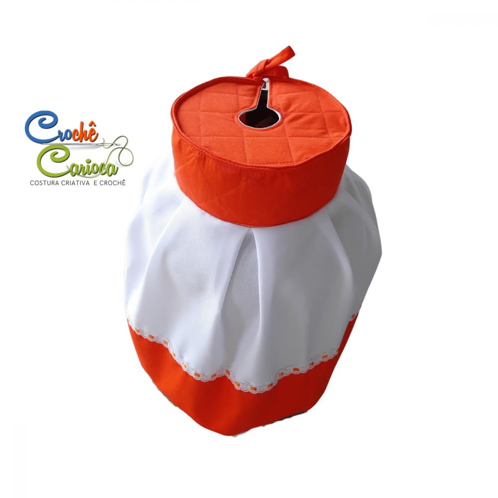 Capa para bujão de gás semiestruturada patchwork ESCOLHA CORES