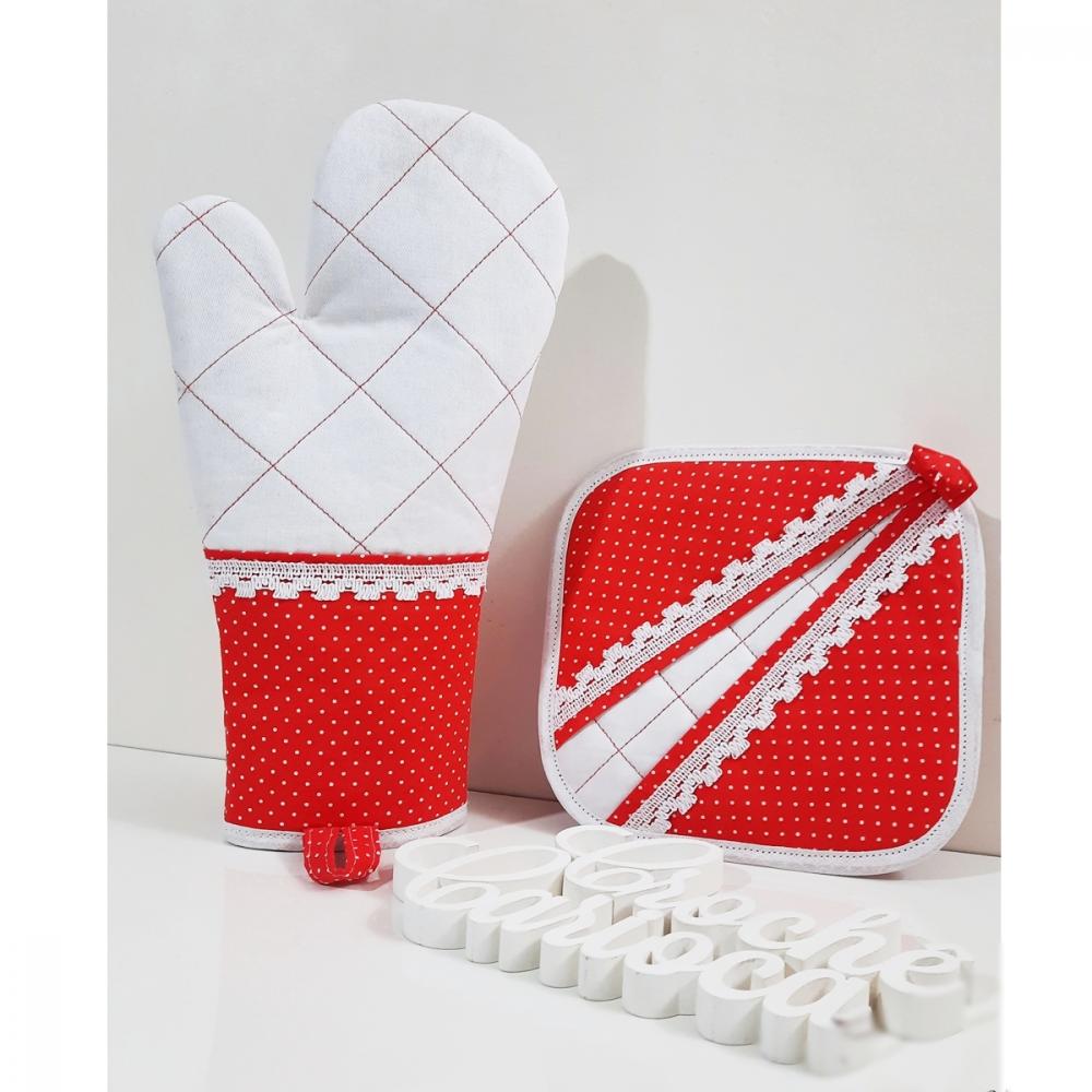 Duo kit Luva térmica e Pegador Térmico ESCOLHA CORES