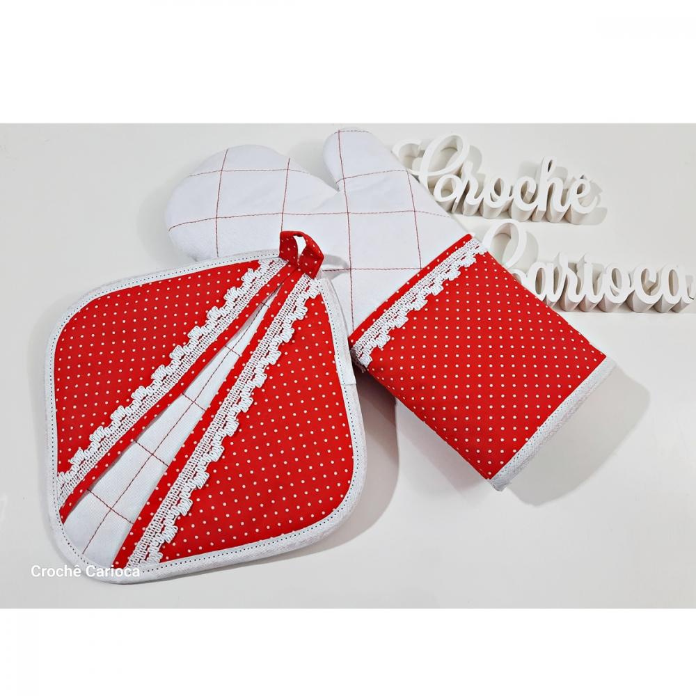 Duo kit Luva térmica e Pegador Térmico ESCOLHA CORES