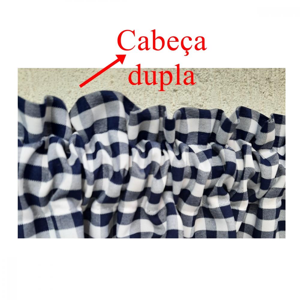 Bandô xadrez sob medida e escolha cores