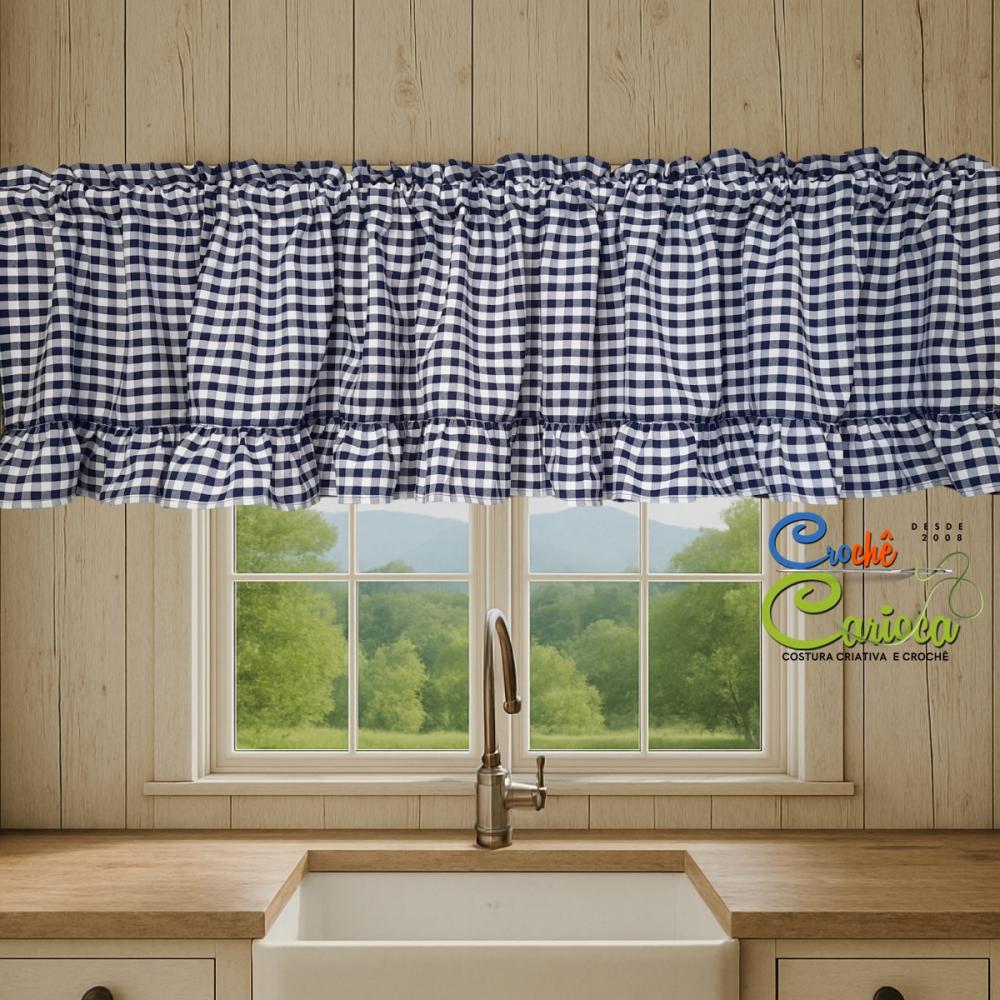 Bandô xadrez sob medida e escolha cores