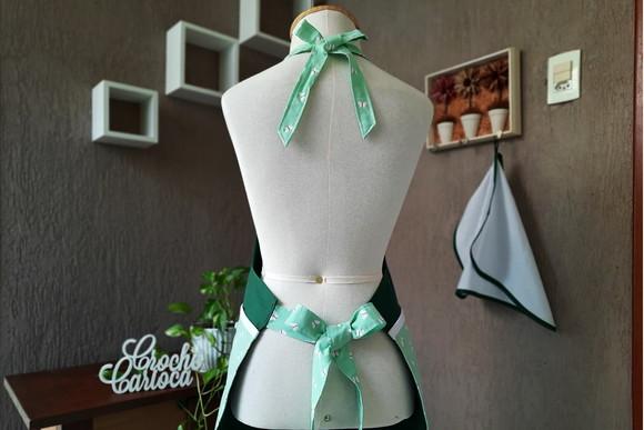 Avental com Bolsos Mosquetão e Regulador