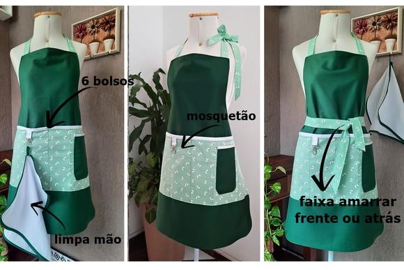Avental com Bolsos Mosquetão e Regulador