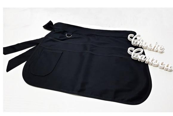 Avental Preto Saia Meio Corpo 100% Algodão Escolha Cor