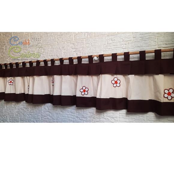 Bandô para Cortina Sob Medida e Escolha Cores 1,50x0,45