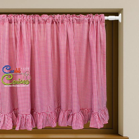 Bandô Xadrez Farm House Babadinho Cobre 150x60 ou Sob Medida