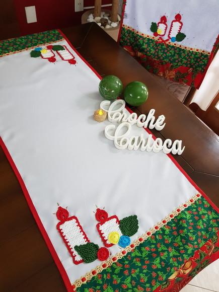 Caminho de mesa para natal - Personalize medidas e cores