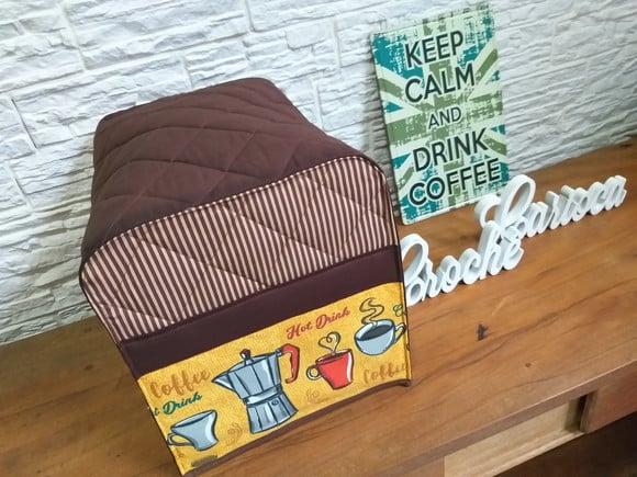 Capa Cafeteira Oster Prima Latte 32x38x22 ou Sob Medida