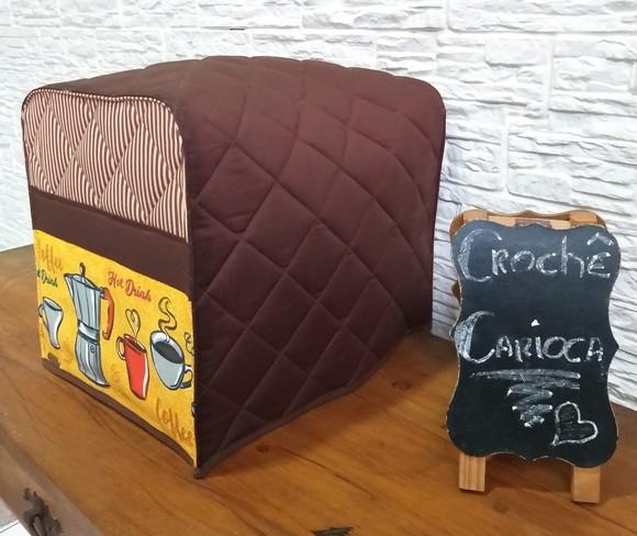 Capa Cafeteira Oster Prima Latte 32x38x22 ou Sob Medida