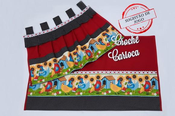 Capa Cortininha de Forno Sob Medida e Escolha Cores