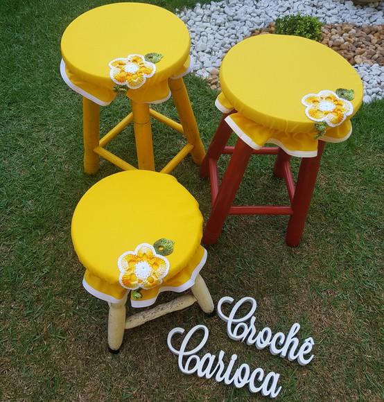Capa de Banco ou Banqueta Unidade Escolha Cor
