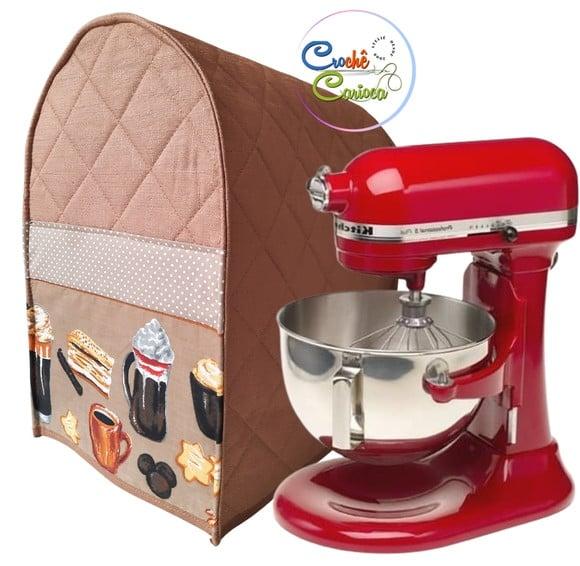 Capa de Batedeira Kitchenaid Patch Alto Padrão Escolha Cores