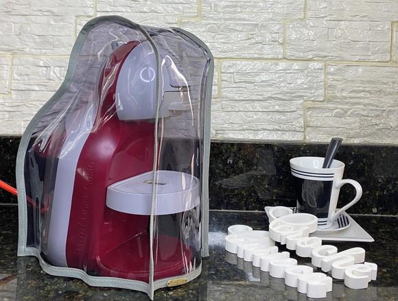 Capa de Cafeteira Dolce Gusto Mini Me Plástico Fumê Grosso