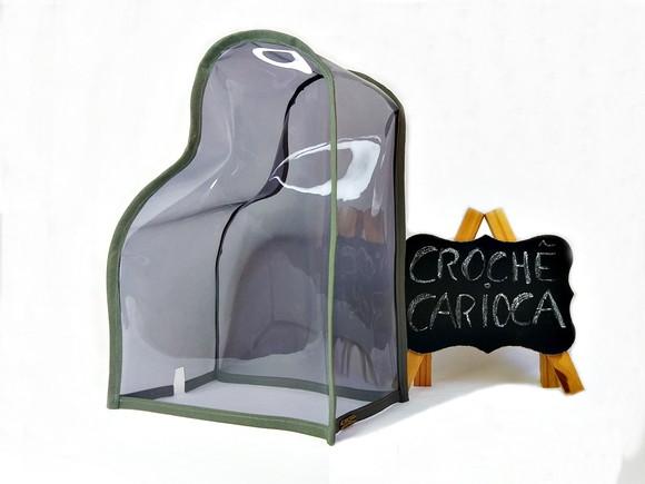 Capa de Cafeteira Dolce Gusto Mini Me Plástico Fumê Grosso