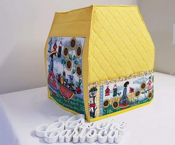 Capa de Fritadeira Elétrica Air Fryer com Porta Trecos