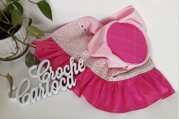 Capa de Liquidificador Rosa Floral Escolha Cores