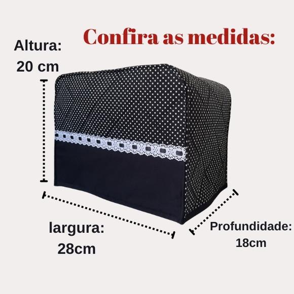 Capa de Torradeira Alta Qualidade Escolha Cores e Sob Medida