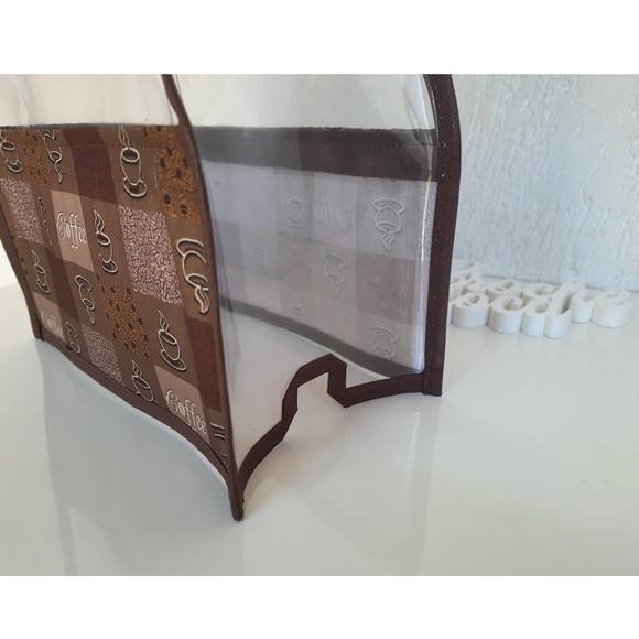 Capa Dolce Gusto Mini Me Plástico Cristal Grosso e Tecido