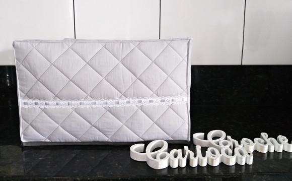 Capa Estruturada Cinza Micro-ondas ou Forno Elétrico