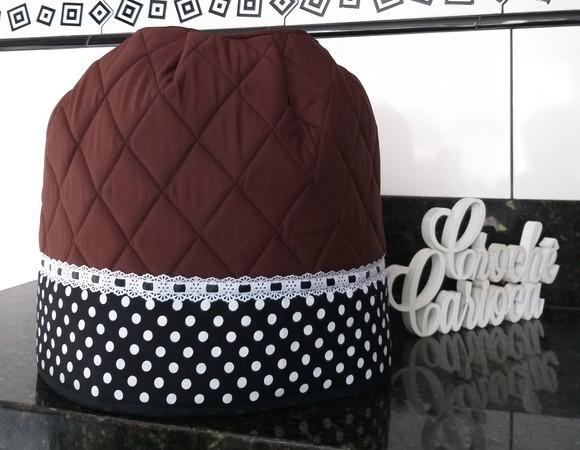 Capa para Air Fryer Patchwork Estruturada Escolha Cores