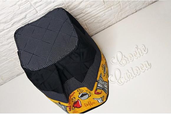 Capa para Air Fryer Walita Fritadeira Patchwork Estruturada