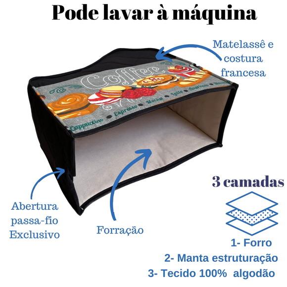 Capa para Cafeteira Dolce Gusto Genio Estruturada Patch