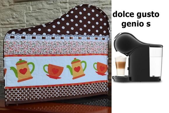 Capa para Cafeteira Dolce Gusto Genio Patch Escolha Cor