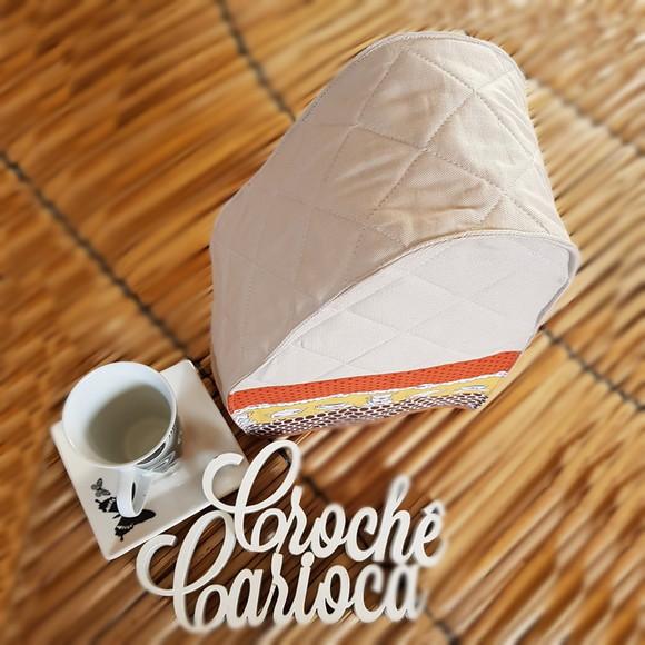 Capa para Cafeteira Dolce Gusto Mini Me Matelassê Patchwork