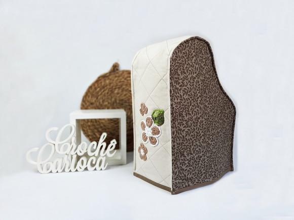Capa para Cafetira Dolce Gusto Cru e Fendi ou Escolha Cores