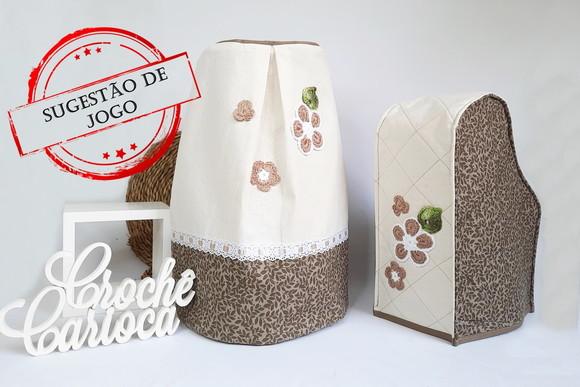 Capa para Cafetira Dolce Gusto Cru e Fendi ou Escolha Cores