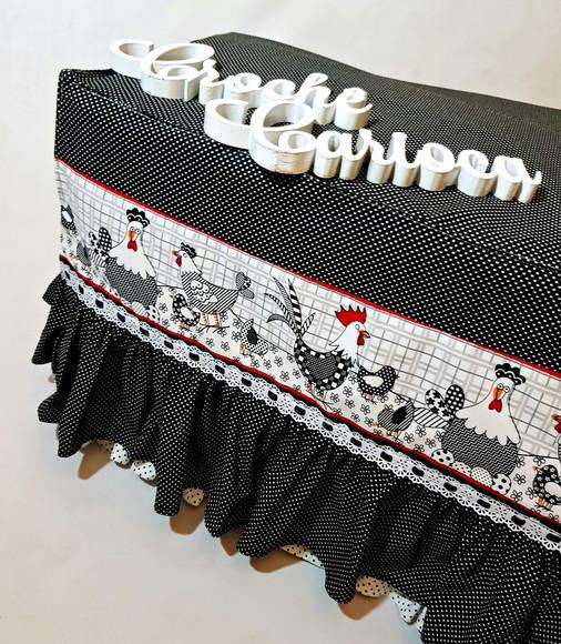 Capa para Forno Elétrico Micro-ondas Babadinhos Galinhas