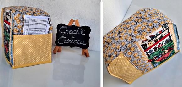 Capa Torradeira Porta Treco Estruturada Patch Escolha Cor