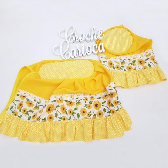 Capas Batedeira e Liquidificador Girassol Amarelo Cozinha