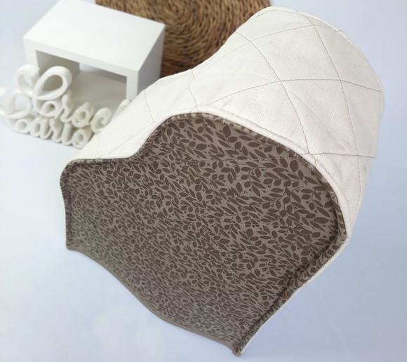 Capas Cafeteira Dolce Gusto e Liquidificador Algodão Cru