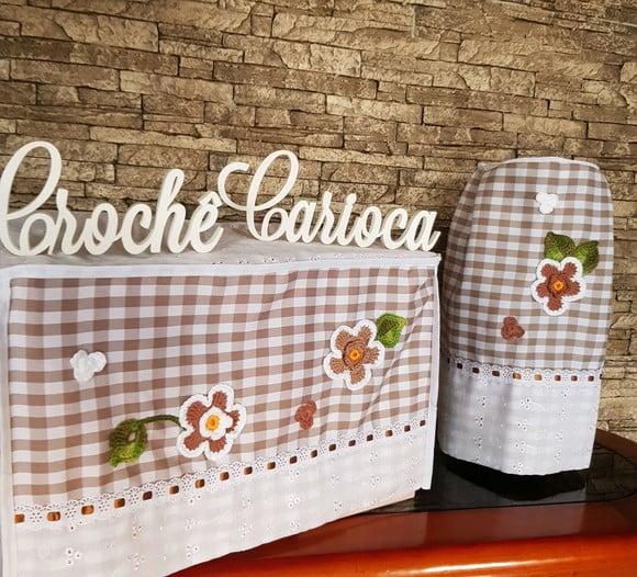 Capas de Cozinha: Micro-ondas e Liquidificador Escolha Cor