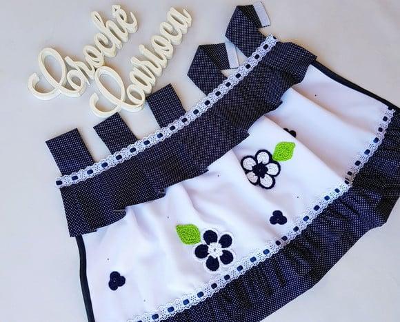 Capinha de Forno Cortininha Azul Marinho Poás